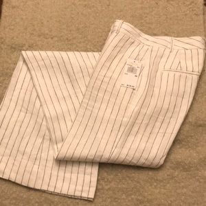 NWT Michel Kors striped linen pants